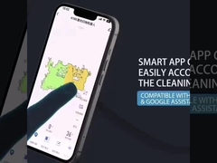 自己のきれいなモップの場所の電気制御の水漕が付いている二重回転のモップのロボット掃除機