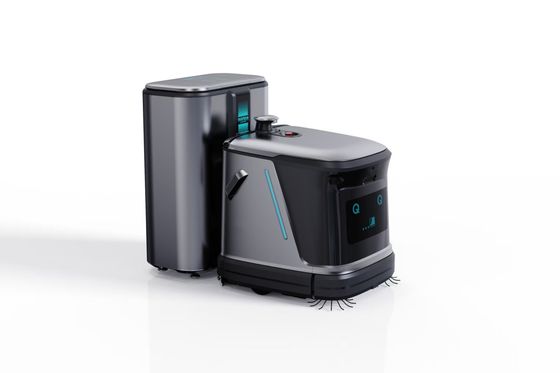 ベースステーションの放水水付きの商用ロボット床掃除機