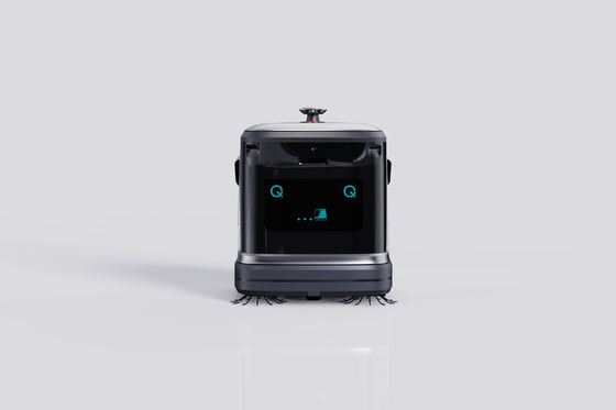 ベースステーションの放水水付きの商用ロボット床掃除機