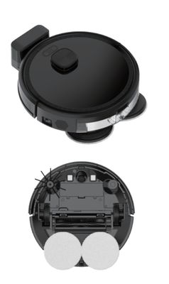 スピンモップ付きロボット掃除機 床を深く掃除する
