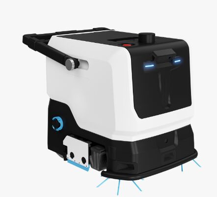 ベースステーションの放水水付きの商用ロボット床掃除機
