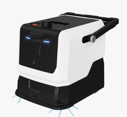 ベースステーションの放水水付きの商用ロボット床掃除機