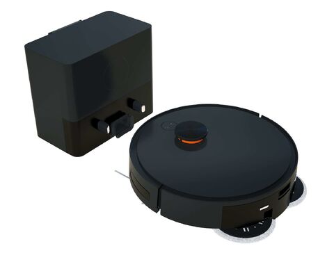 スピンモップ付きロボット掃除機 床を深く掃除する